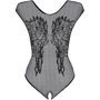 Эротическое боди с вышитыми крыльями Obsessive B112, S/M/L