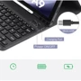 Аксесуар для планшетних ПК BeCover Case Smart Keyboard Black для Samsung X115 Galaxy Tab A9 (712355) фото 5
