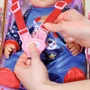 Коляска для куклы Baby Born серии "День Рождения" - Яркие огоньки (складная, светящиеся колеса) фото 5