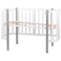 Кровать Babyroom Луна 120x60 набор 80x60 бело-серый (680869)