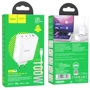 Зарядний пристрій Hoco Wall Charger 3xUSB-C+USB N31 with USB-C Cable White: Кабель в комплекті USB-C