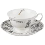 Чашка для чаю з блюдцем V&A Alice in Wonderland порцелянова 250 мл (VA5200018)