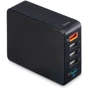 Зарядное устройство Hama Wall Charger 4хUSB+USB-С 51W Black (00201630): Особенности Быстрая зарядка, Power Delivery (PD)