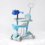 Детский самокат 5в1 Best Scooter синий с головой дракона (P-92401): Тип колес надувные
