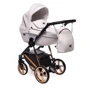 Универсальная коляска 2 в 1 Broco Miracle 9023-BML-05, white, белый