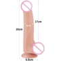 Фаллоимитатор LoveToy Sliding-Skin Dual Layer Dong 8.5" Flesh