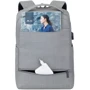 Сумка для ноутбуков RivaCase 15.6" Biscayne Grey (8363): Форм-фактор 15.6"