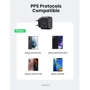 Зарядное устройство Ugreen USB-C Wall Charger CD250 25W Black with USB-C Сable (50581) фото 6