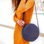 Жіноча сумка через плече BlankNote темно-синя (BN-BAG-30-navy-blue): Застібка Блискавка