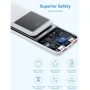 Внешний аккумулятор Vention Power Bank 10000mAh LED Display 22.5W White (FHKW0)