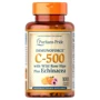 Puritan's Pride Vitamin C-500 with Rose Hips, Echinacea Вітамін С з шипшиною та ехінацеєю 100 капсул