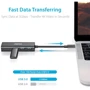 Адаптер Choetech Adapter 4-in-1 USB-C to 3xUSB3.0+RJ45 Black (HUB-U02-BK): Інтерфейс підключення USB-C