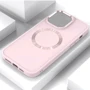 Чехол для iPhone TPU Case Bonbon Metal Style with MagSafe Light Pink for iPhone 11: Цвет розовый
