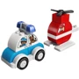 LEGO DUPLO Пожарный вертолет и полицейская машина (10957): Количество деталей, шт. 13