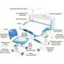 Комплект Mealux Evo-kids (стул+стол+полка) (BD-10 BL) Blue