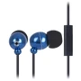Наушники Ergo ES-190i Blue: Тип конструкции вакуумные