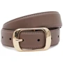 Жіночий ремінь Borsa Leather коричневий (CV1ZK158-goldtaupe)