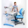 Парта SingBee Q-Assembly L Blue + Книжная полка SBS-610 (SBS-602-BL + SBS-610): Особенности Регулировка угла наклона столешницы, Регулировка высоты