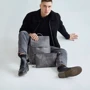 Подарочный набор INCARNE рюкзак Unia + косметичка Муа коричневый S/ 13": Застежка Молния