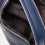 Жіноча сумка крос боді Borsa Leather синя (K11906n-blue): Фактура матова, Зерниста