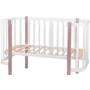 Кровать Babyroom Луна 120x60 набор 80x60 белый / капучино (680870)