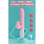 Вибратор BOSS FoxShow Silicone Heating and Thrusting Vibrator Pink