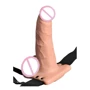 Fetish Fantasy 6 Hollow Rechargeable Strap-on with Balls - полый вибрострапон на трусиках с пультом ДУ, 17,5х5 см