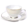 Чашка з блюдцем DPL Winter Gold Ivory 5082