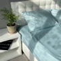 Комплект постельного белья Emily Fiber Marine Stripe микрофибра голубой полуторный (94031225): Размер пододеяльника, см 160x215