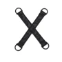 Набор Liebe Seele Black Lace and Neoprene 11pcs Bondage Kit