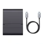 Зарядное устройство Baseus Pro Mate Docking Type-C to HDMI+2xUSB2.0+USB3.0+PD+SD/TF Black (WKMD000001): Кабель в комплекте USB-C