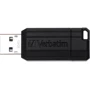 USB-флешка Verbatim 128GB PinStripe USB 2.0 Black (49071): Максимальная скорость чтения, МБ/с 10