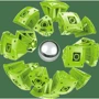Geomag KOR Pantone Green | Магнітний конструктор Геомаг Кор зелений: Кількість деталей, шт. 55