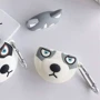 Чохол для навушників TPU Case Husky Grey for Apple Airpods: Особливості З карабіном