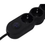 Сетевой фильтр 2E 3 розетки, 5 м, Black (2E-U03VES5MBK): Количество USB портов, шт Нет
