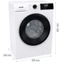 Стиральная машина Gorenje W1NHPI84AS/UA: Тип загрузки фронтальная