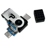 USB-флешка Patriot 32GB Trinity USB 3.1 / microUSB / Type-C Silver-Black (PEF32GTRI3USB): Обсяг пам'яті 32 GB