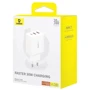 Зарядное устройство Baseus Wall Charger 2xUSB+USB-C Cube Fast Charger 30W Cluster White (P10111402213-00) фото 11