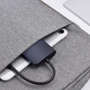 Адаптер COTEetCI Adapter USB-C to USB-C + 3xUSB + HDMI + RJ45 + SD Grey (MB1086): Додаткові роз'єми SD+TF Card, USB-C, HDMI, Ethernet, USB OTG