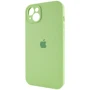 Чехол для iPhone Mobile Case Silicone Case Full Camera Protective Mint for iPhone 15: Материалы Силикон