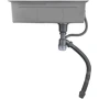 Кухонная мойка Lefton Single Bowl Honeycomb Embossed Anti-scratch Kitchen Sink-KS2201 Brushed Nickel: Габариты чаши (ШxГxВ), см 70.4x36.4x21.5