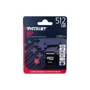 Карта памяти Patriot 512GB microSDXC Class 10 UHS-I U3 + адаптер (PEF512GEP31MCX): Тип карты MicroSDXC