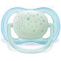 Пустышка для мальчиков Philips AVENT Ultra Air Ночная 0-6 мес 2 шт (SCF376/11): Вид пустышки ночная