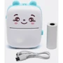 Портативный детский принтер Mini printer с термопечатью Blue