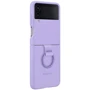 Чехол для телефонов Samsung Silicone Cover with Ring Lavender (EF-PF721TVEGUA) for Samsung F721 Galaxy Flip 4
