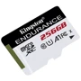 Карта памяти Kingston 256GB microSDXC Class 10 UHS-I U1 A1 High Endurance (SDCE/256GB): Объем 256 ГБ