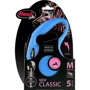 Поводок-рулетка Flexi New Classic М до 20 кг 5 м синій (4000498022610): Тип шнура трос