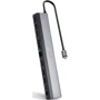 Адаптер VAVA Adapter USB-C to USB-C + 2хUSB3.0 + 2хUSB2.0 + RJ45 + 2xHDMI + 3.5mm + SD 85W Grey (VA-DK004)