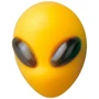 Мигалка задняя диод Topeak AlienLux 0,6 cd 2 бел диоды 2 функц с/бат желтый 20,6г (TMS033Y)