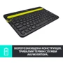 Клавіатура Logitech K480 Black (920-006368, 920-006366): інтерфейс підключення Bluetooth